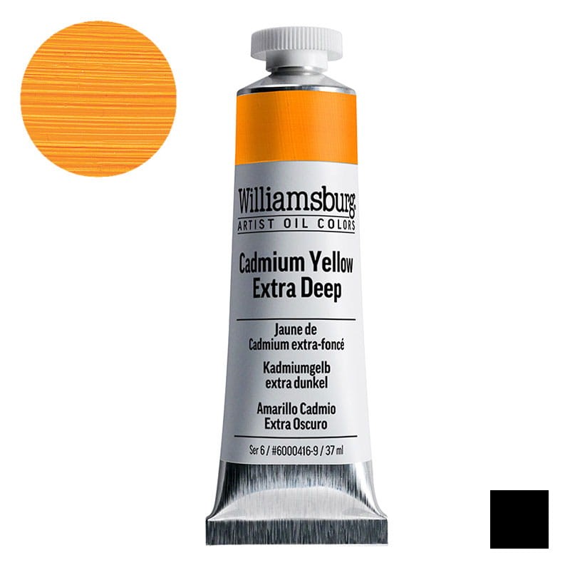 Farba olejna Williamsburg Artist Oil Colors 37 ml 0416 Cadmium Yellow Extra Deep 01
