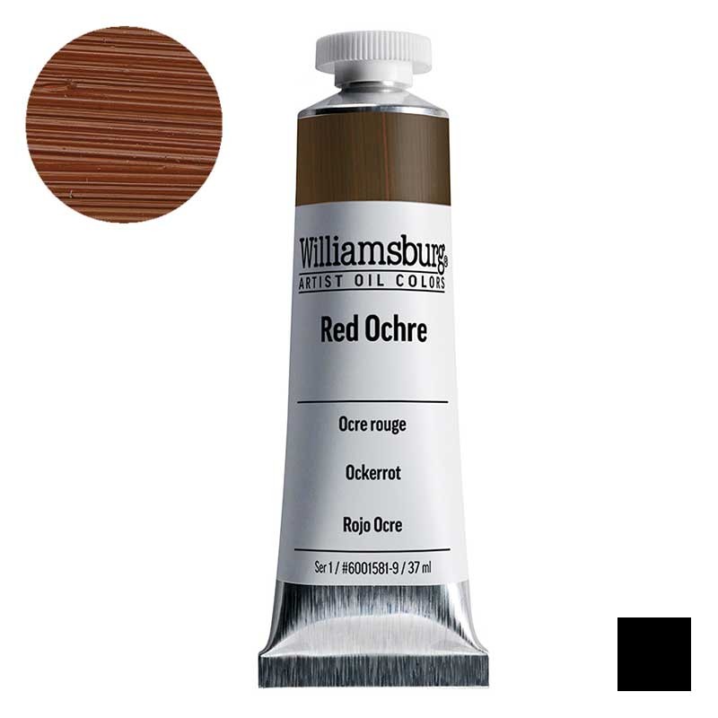 Farba olejna Williamsburg Artist Oil Colors 37 ml 1561 Red  Ochre 01