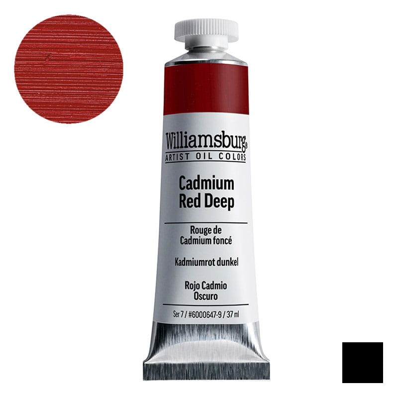 Farba olejna Williamsburg Artist Oil Colors 37 ml 0647 Cadmium Red Deep 01