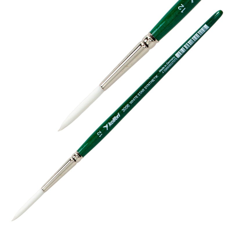 Pędzel-syntetyczny-do-linii-Kolibri-3006-Liner-12-okrągły