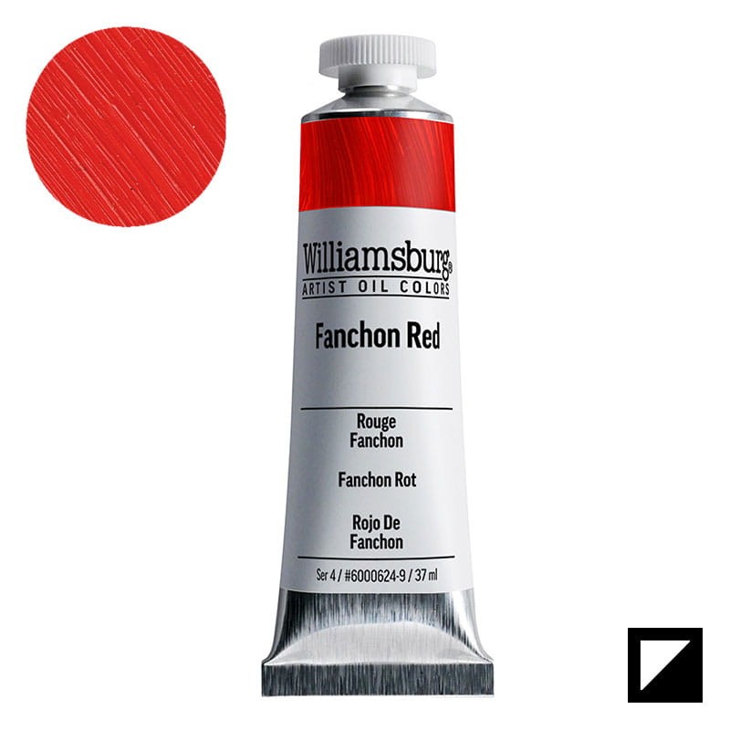 Farba olejna Williamsburg Artist Oil Colors 37 ml 0624 Fanchon Red 01
