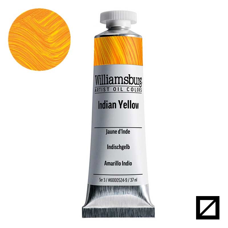 Farba olejna Williamsburg Artist Oil Colors 37 ml 0524 Indian Yellow 01