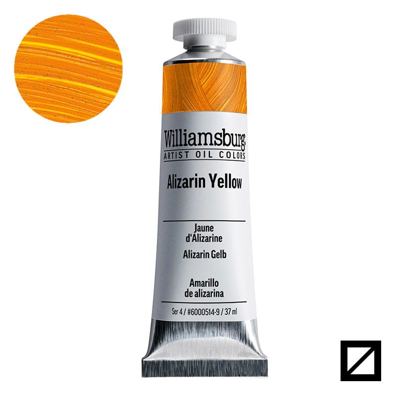 Farba olejna Williamsburg Artist Oil Colors 37 ml 0514 Alizarin Yellow 01