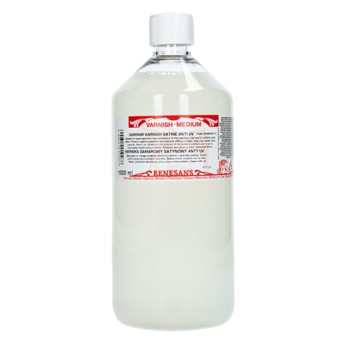 Werniks damarowy końcowy satynowy anty UV Renesans - 1000 ml