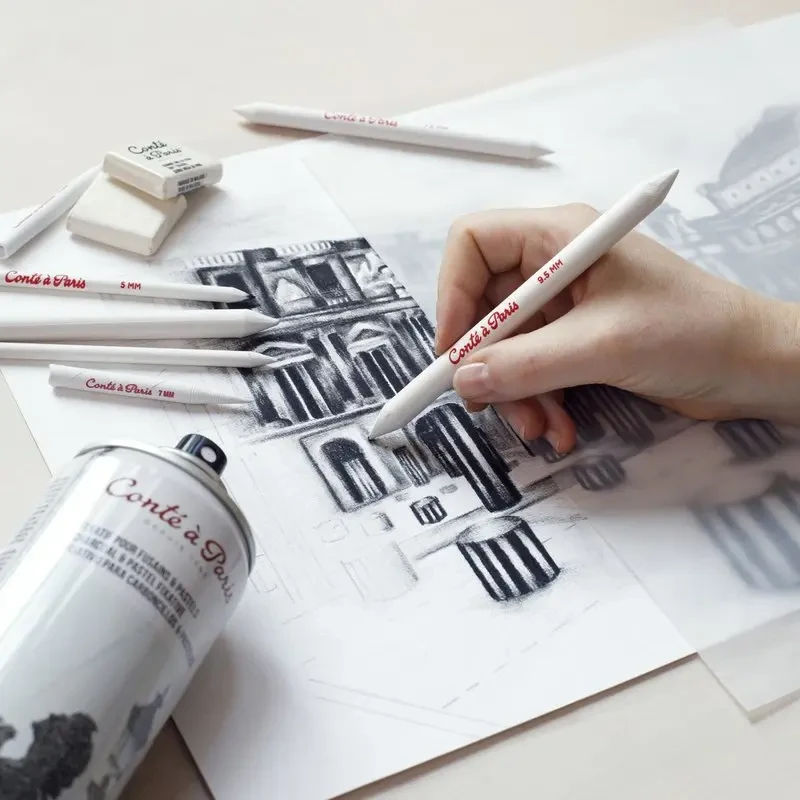 Fiksatywa Conte Paris Fixative spray 400 ml 02