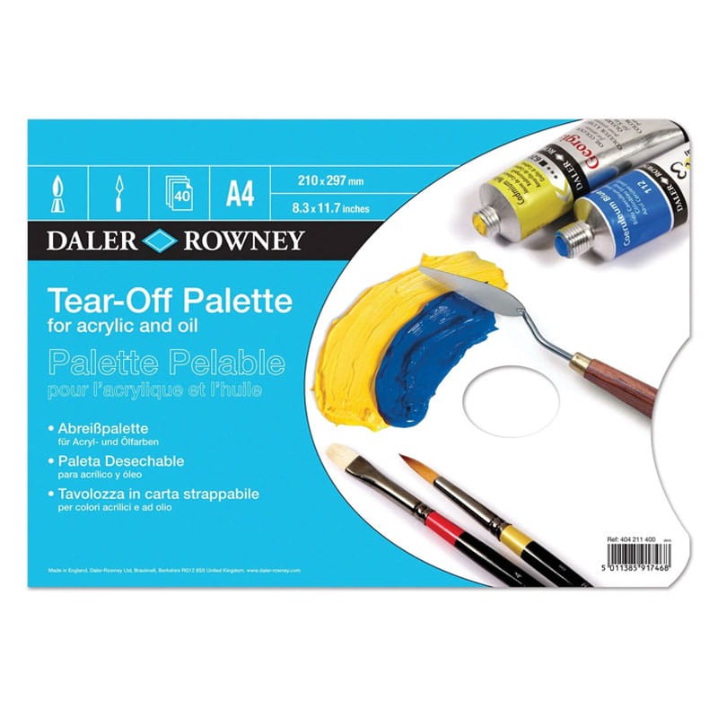 Paleta papierowa A4 Rowney 01