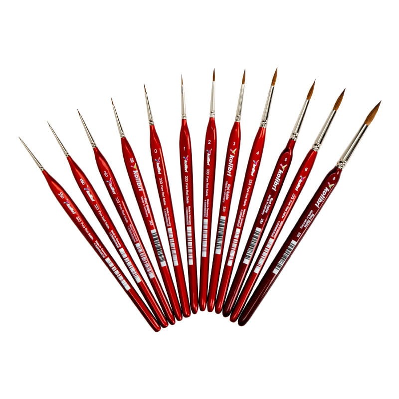 Pędzel-naturalny-Kolibri-333-włosie-sobola-warstwy.