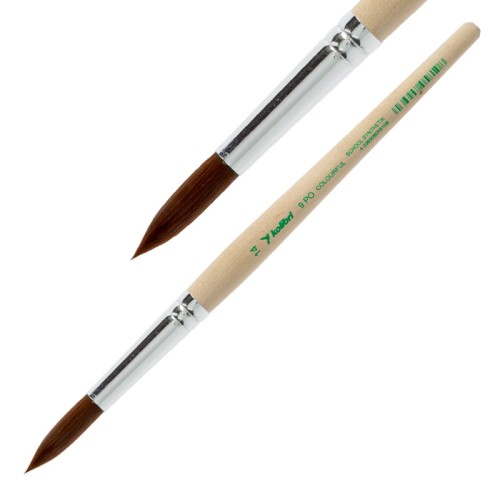 Pędzel syntetyczny Kolibri seria 9 PO - 14 - okrągły