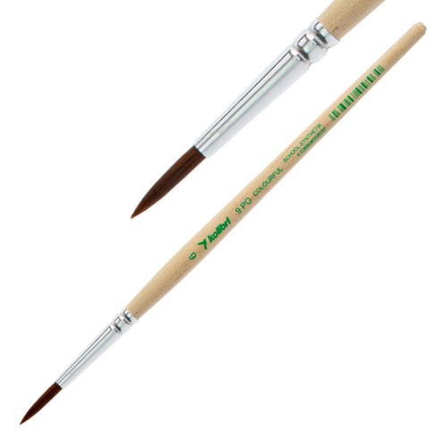 Pędzel syntetyczny Kolibri seria 9 PO - 6 - okrągły