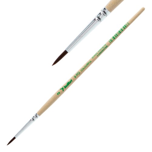 Pędzel syntetyczny Kolibri seria 9 PO - 2 - okrągły