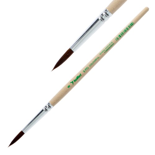 Pędzel syntetyczny Kolibri seria 9 PO - 8 - okrągły