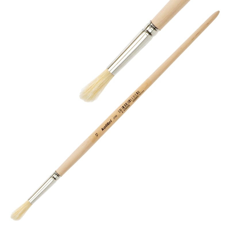 Pędzel-szczecinowy-do-farb-olejnych-Kolibri-2100-12-owalno-okrągły