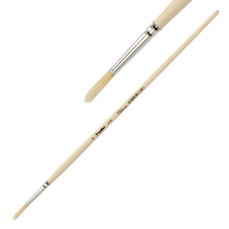 Pędzel-szczecinowy-do-farb-olejnych-Kolibri-2100-8-owalno-okrągły.