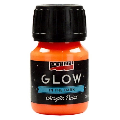 Farba fosforyzująca Glow Pentart 30 ml pomarańczowy