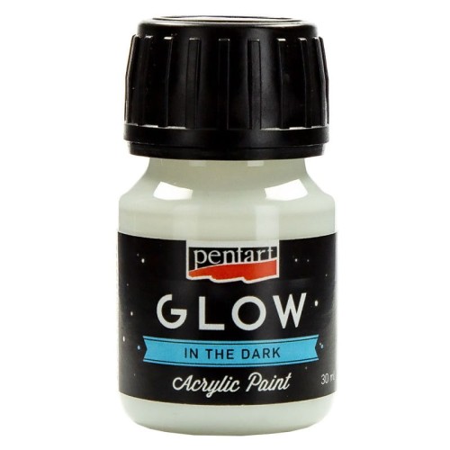 Farba fosforyzująca Glow Pentart 30 ml jasny niebieski