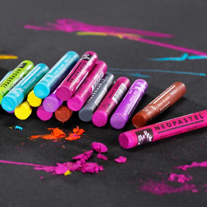 Pastele olejne Caran d'Ache Neopastel zestaw 48 kolorów 03