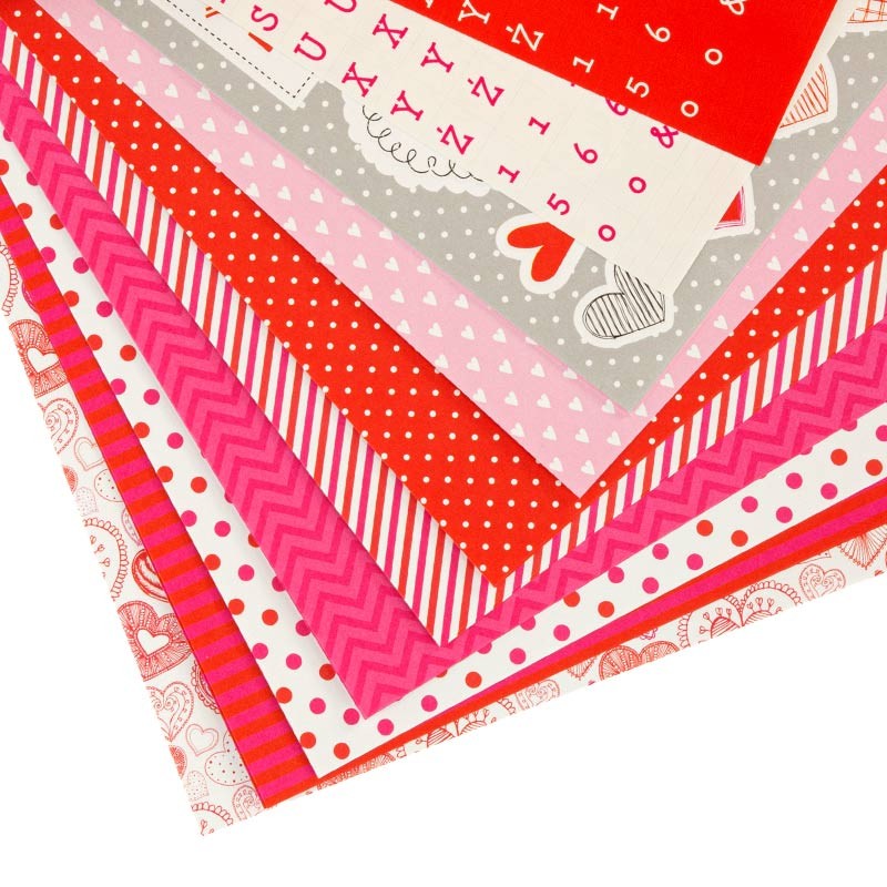 Blok kreatywny z motywami i naklejkami Interdruk A4 - Love