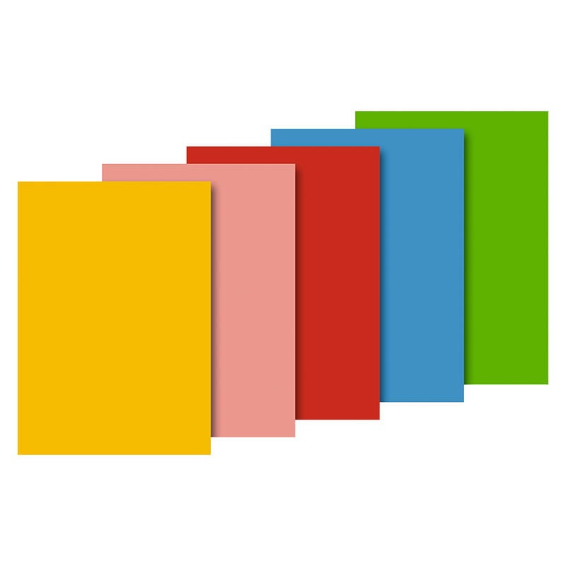 Bibuła gładka Heyda 50 x 70 cm 5 szt. mix kolorów 1 02