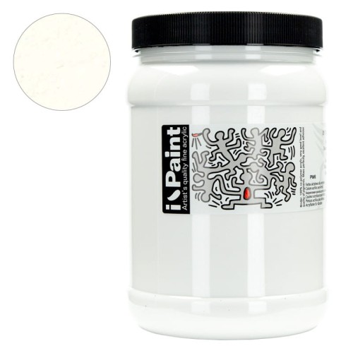 Farba akrylowa Renesans I-Paint 1200 ml - 01 Biel tytanowa
