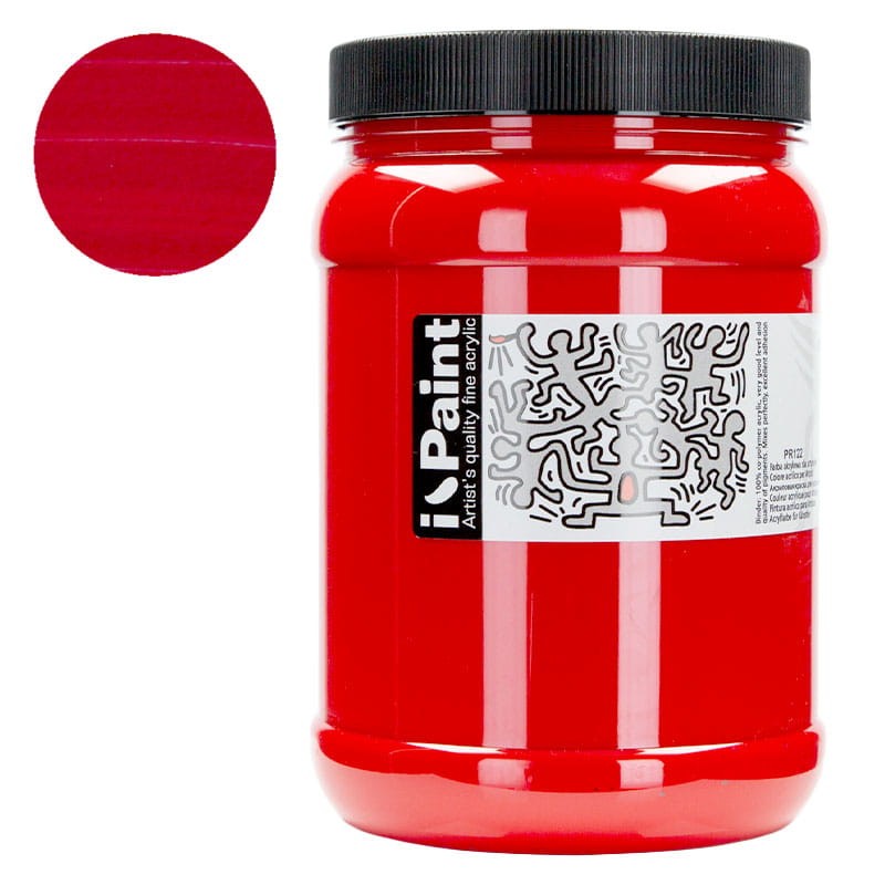 Farba akrylowa Renesans I-Paint 1200 ml - 06 Karmin