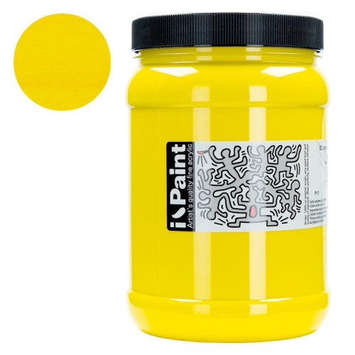 Farba akrylowa Renesans I-Paint 1200 ml - 03 Żółta cytrynowa
