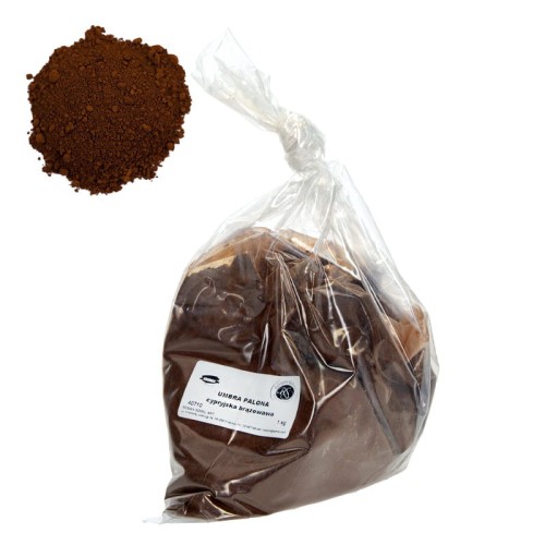 Pigment Umbra palona cypryjska brązowa 1 kg 40710 Szmal