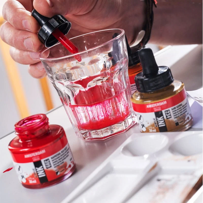 Tusz akrylowy Amsterdam Acrylic Ink Talens 30 ml 276 Azo Orange 04