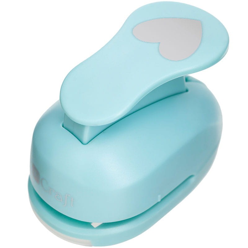 Dziurkacz ozdobny do papieru i pianki 3.8 cm dpCraft serce 02