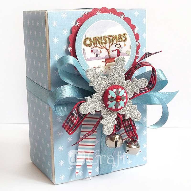 Dziurkacz ozdobny do papieru 5 cm dpCraft kółko z falbanką 04