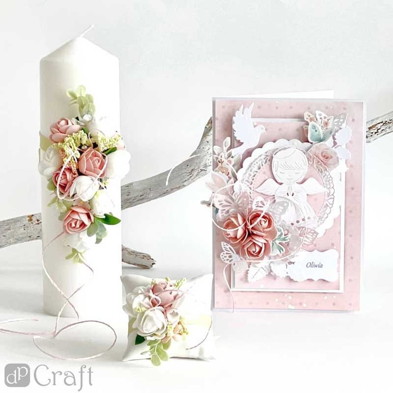 Dziurkacz ozdobny do papieru 5 cm dpCraft kółko z falbanką 02