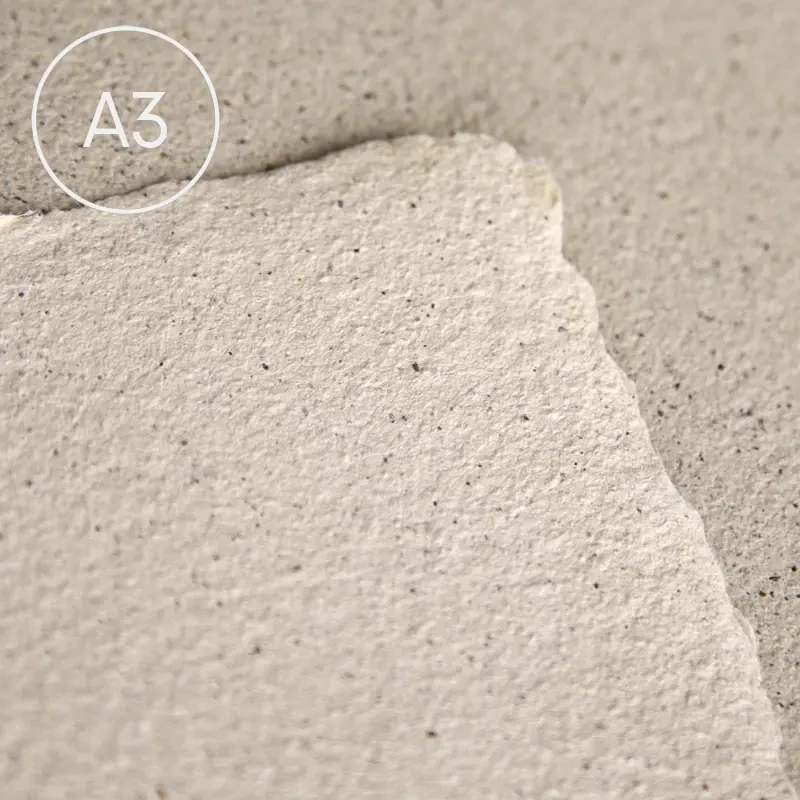 Papier czerpany A3 gładki Kawa 01