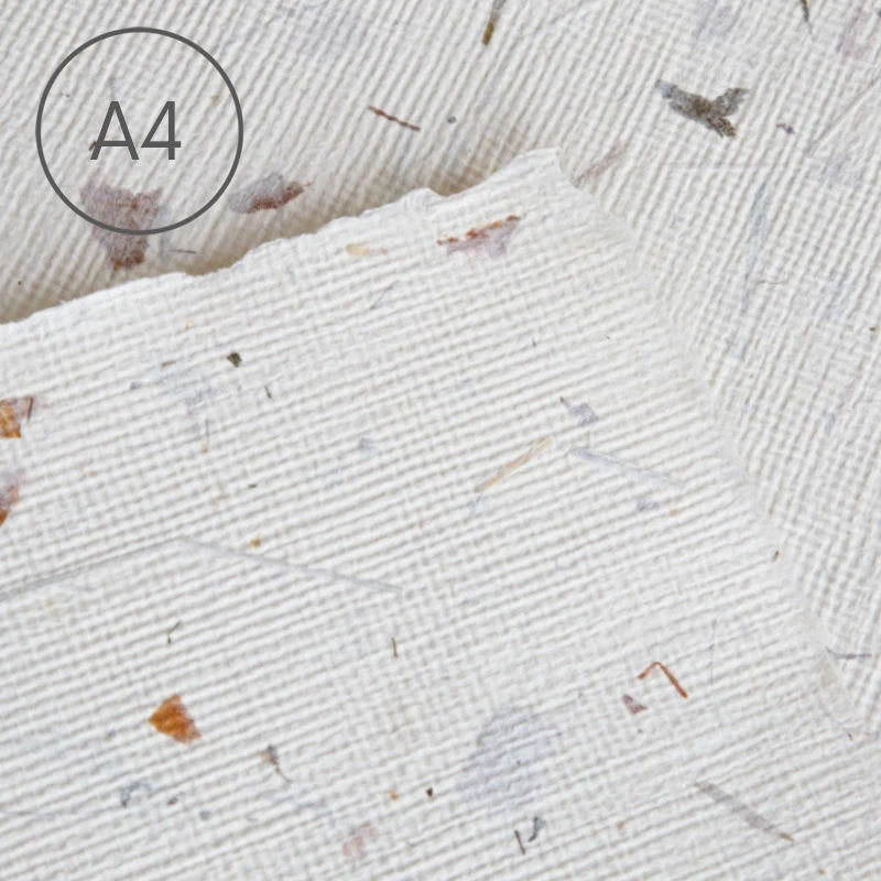 Papier czerpany A4 juta Cebula + Trawa