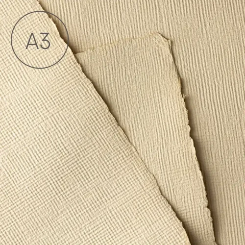 Papier czerpany A3 juta Cappuccino