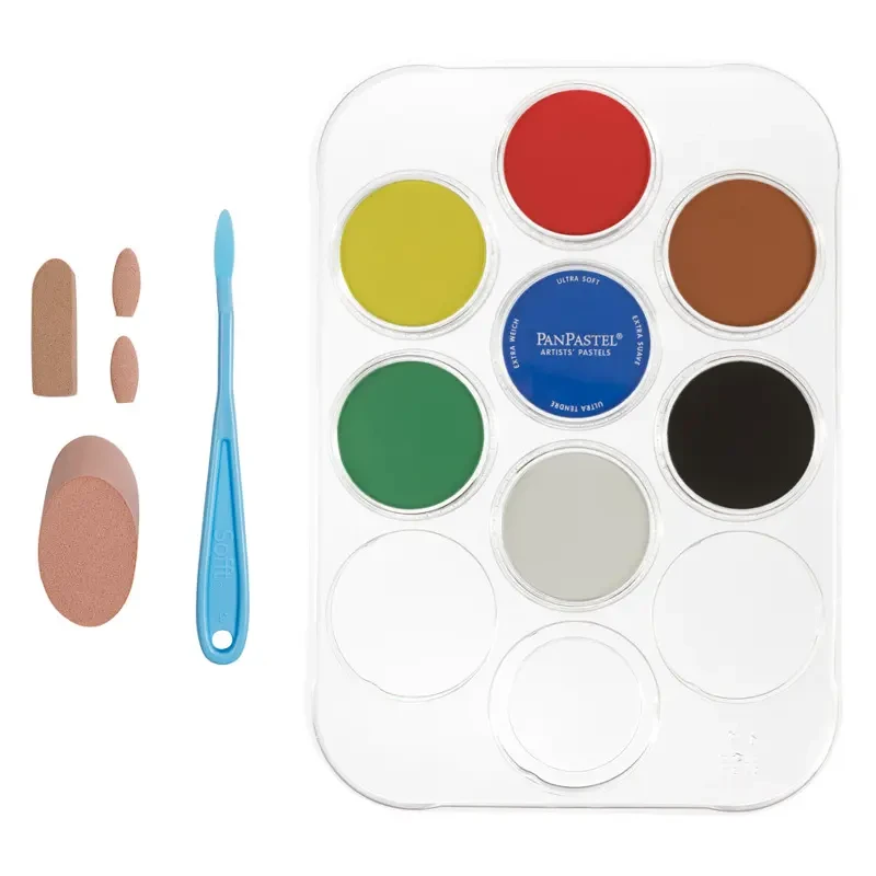 Pastele suche PanPastel Basic Colors Set zestaw 7 szt. 01