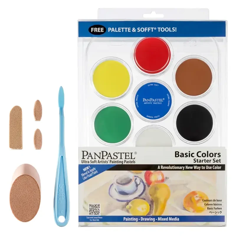 Pastele suche PanPastel Basic Colors Set zestaw 7 szt. 03
