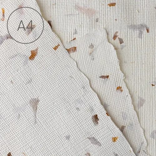 Papier czerpany A4 juta Cebula