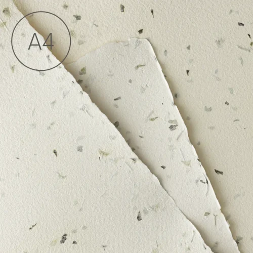 Papier czerpany A4 gładki Mięta