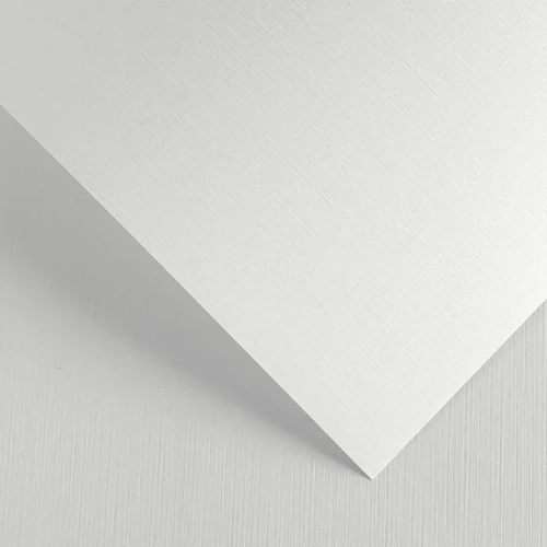 Papier ozdobny tłoczony Płótno biały - A4, 240 g, 20 ark.