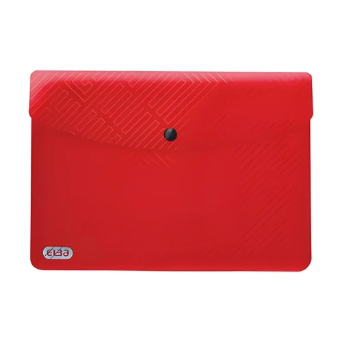 Teczka kopertowa Elba A6 Czerwona nieprzejrzysta