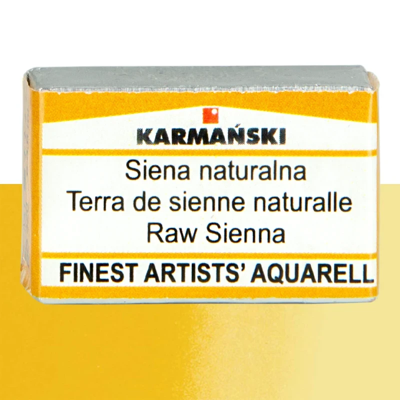 Farba akwarelowa Karmański kostka - 320 s1 Siena Naturalna 01