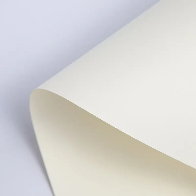 Papier ozdobny gładki kremowy - A4, 250 g, 20 szt. 01