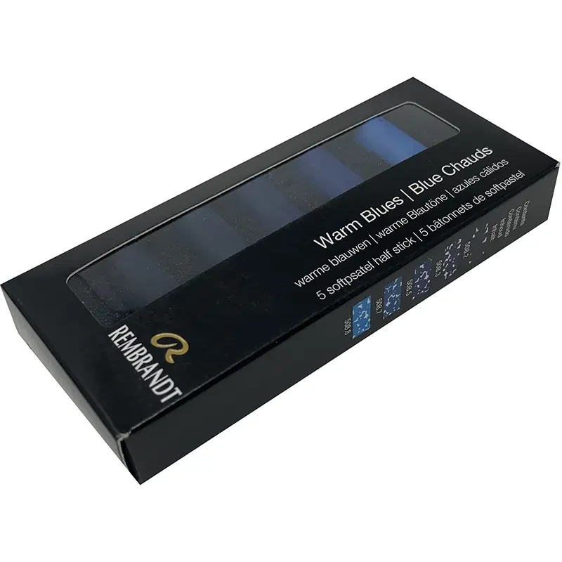 Pastele suche połówki Rembrandt Micro zestaw 5 szt. Warm Blues Set 03