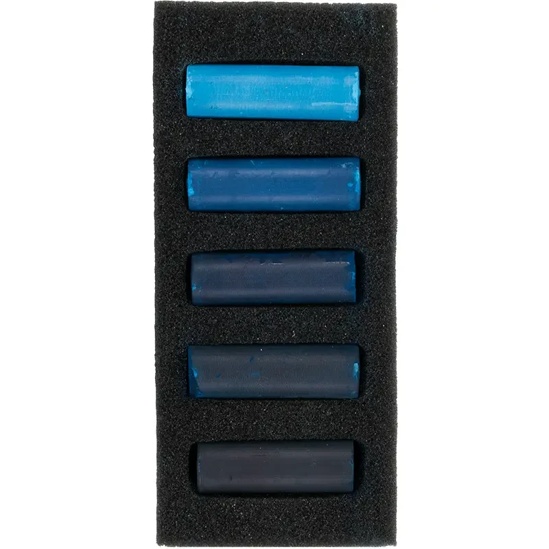 Pastele suche połówki Rembrandt Micro zestaw 5 szt. Warm Blues Set 02