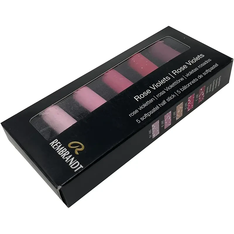 Pastele suche połówki Rembrandt Micro zestaw 5 szt. Rose Violets Set 03