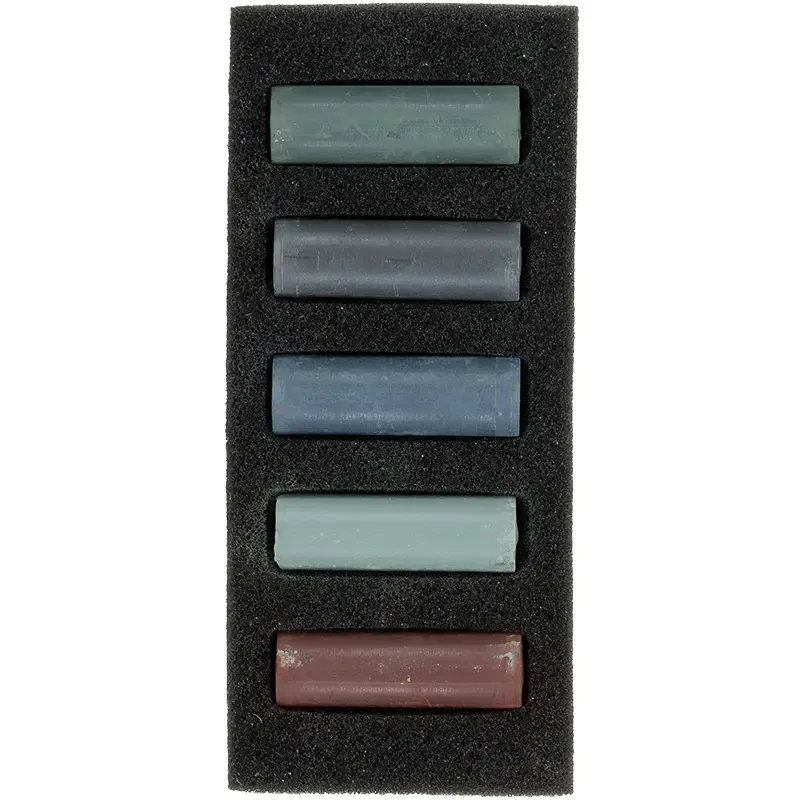 Pastele suche połówki Rembrandt Micro zestaw 5 szt. Storm Greys Set 02