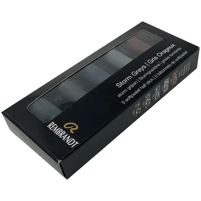 Pastele suche połówki Rembrandt Micro zestaw 5 szt. Storm Greys Set 03