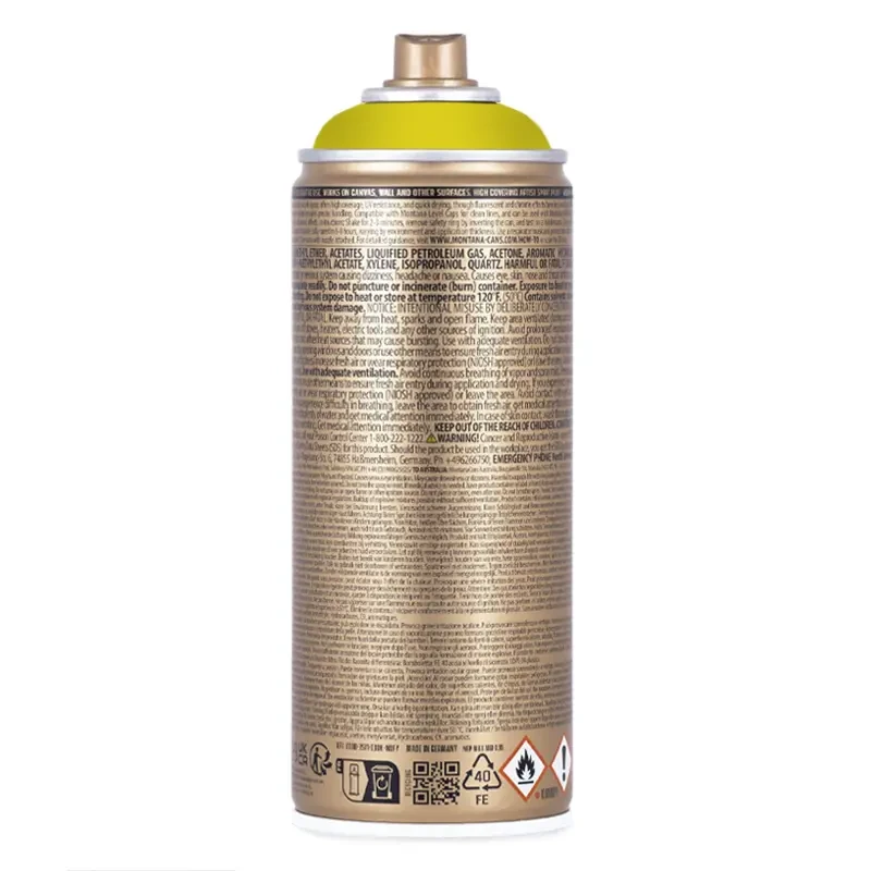 Farba w sprayu Montana Gold 400 ml G 1120 Banana Joe 12
