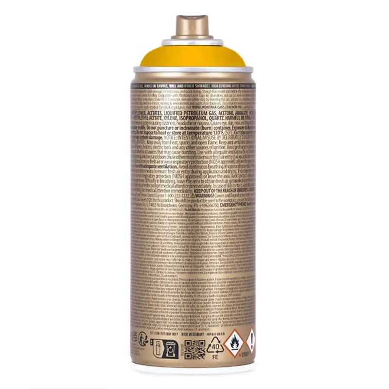 Farba w sprayu Montana Gold 400 ml G 1220 Yellow Cab 13