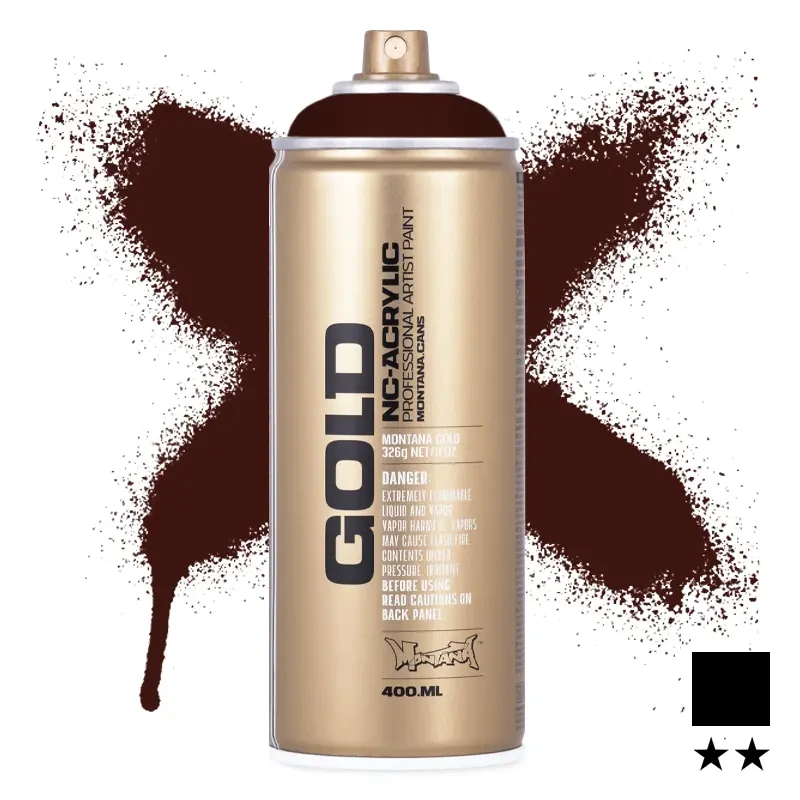 Farba w sprayu Montana Gold 400 ml G 3080 Black Red 01