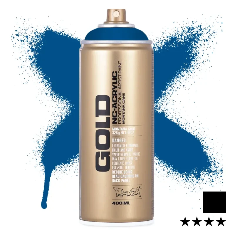 Farba w sprayu Montana Gold 400 ml G 5075 Signal Blue 01